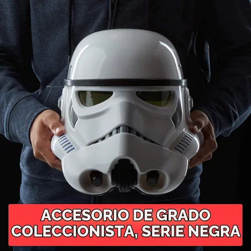 Vista 4 de Star Wars The Black Series, Casco cambiador de voz electrónico Imperial Stormtrooper