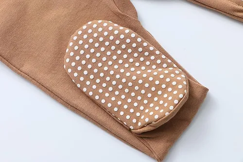Vista 4 de Owlivia Pijama de bambú para bebé y niña, con cremallera frontal antideslizante