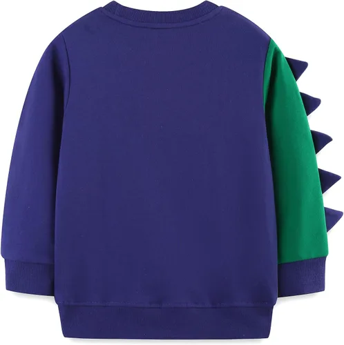 Vista 117 de Bumeex Sudaderas con cuello redondo para niños de 2 a 7 años
