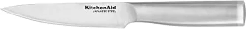 Vista 13 de KitchenAid Cuchillo de pelar gourmet de acero inoxidable forjado con cubierta de hoja de ajuste personalizado, 3.5 pulgadas, cuchillo de cocina