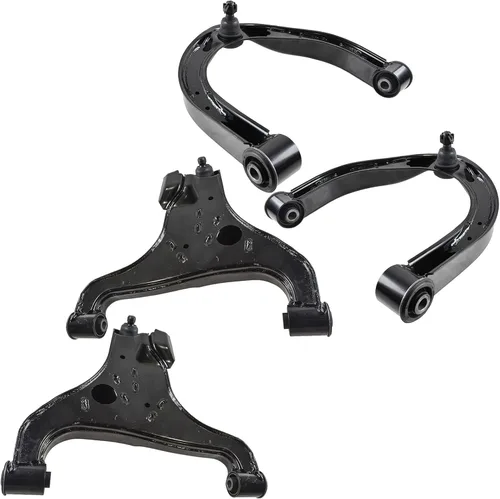 Vista 58 de TRQ Brazo de control superior e inferior del lado del conductor y del pasajero con juego de rótulas compatible con Chevrolet GMC 89-02
