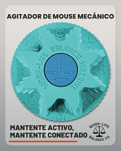 Vista 2 de Sacador mecánico del ratón, sin USB, inalámbrico, silencioso e indetectable Aguamarina