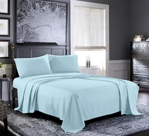 Vista 10 de Pure Bedding Juego de Sábanas Twin - Sábanas de Cama de Microfibra Ultra-Suave 1800 - Doble Cepillado - Bolsillos Profundos - Ajuste Fácil - Extra