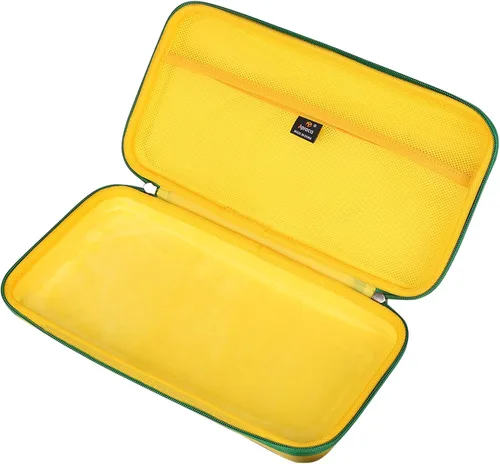 Vista 2 de Aproca Funda compatible con el kit de fabricación de pulseras de la amistad, bolsa portátil de almacenamiento para accesorios, color amarillo