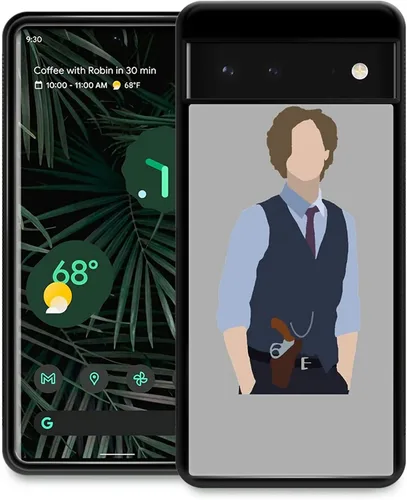 Vista 46 de CARLOCA Funda compatible con Google Pixel 6, diseño gráfico de moda a prueba de golpes, protección antiarañazos y caídas, Google Pixel 6 en blanco