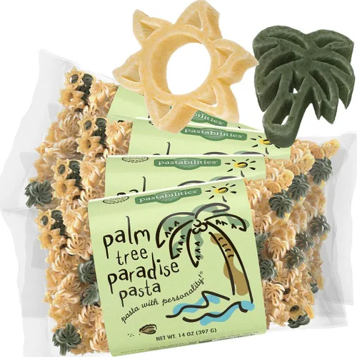 Vista 26 de Pastabilities Pasta con forma divertida para niños, pasta Let's Go Crabin', tema de animales de cangrejo, estrellas de mar y sol, pasta de trigo