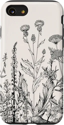 Vista 18 de iPhone 16 Cute Wildflowers Pattern Design Floral Case