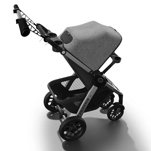 Vista 2 de Barra de extensión de mango de paseo, camina con comodidad con nuestro extensor universal de mango de cochecito. Se adapta a todo