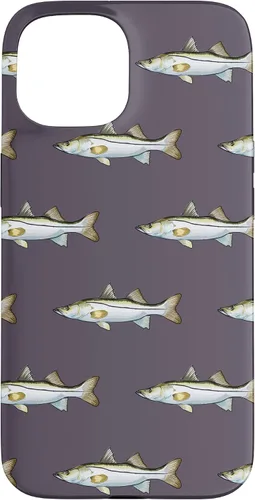Vista 6 de Grey Snook Pattern Saltwater Fish Case for iPhone 17