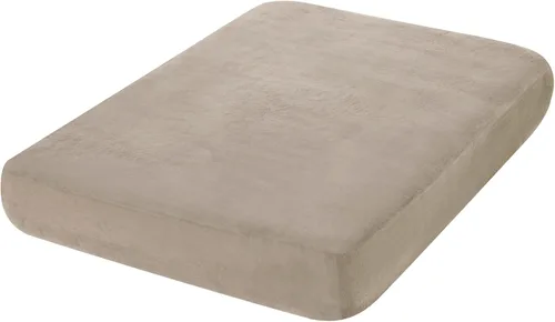 Vista 19 de hyha Fundas de cojín de terciopelo para sofá, fundas de asiento suaves para sofá modular de 3 cojines, lavables, funda mágica para sofá con parte