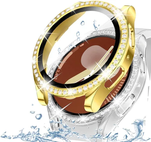 Vista 36 de DEALELE Paquete de 1 + 3 fundas compatibles con Samsung Galaxy Watch 7 Ultra (1.772 pulgadas), funda protectora de policarbonato transparente