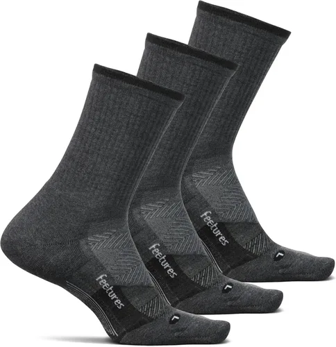 Vista 27 de Feetures Calcetines Elite Light Cushion Mini Crew Negro (3 pares)