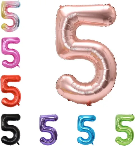 Vista 19 de Globo grande de helio con números 0-9 de 40 pulgadas para cumpleaños, bodas y fiestas (rojo, 9)