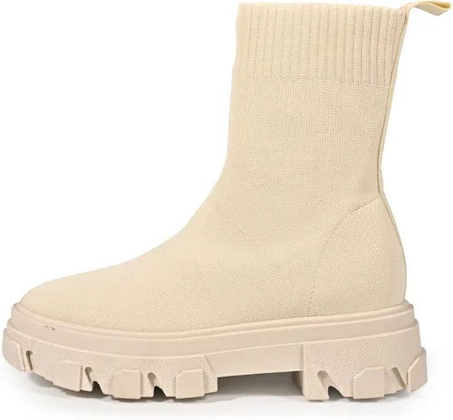 Vista 2 de READYSALTED - Botines de plataforma para mujer con tacón grueso (DENAH601)