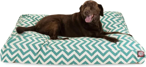Vista 25 de Majestic Pet Chevron - Cama rectangular lavable para perros, antideslizante, cómoda cama para mascotas, cama de jaula con funda extraíble lavable
