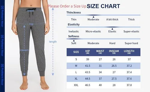 Vista 6 de PATTERN HOUR Pantalones deportivos para mujer con bolsillos, pantalones deportivos para mujer, pantalones suaves para yoga, entrenamiento, correr