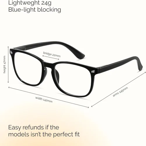 Vista 2 de CCVOO Mix & Match - Gafas de lectura para mujer, ligeras, ajuste cómodo, visión clara, bloqueo de luz azul