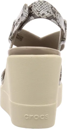 Vista 3 de Crocs mujer Brooklyn cuña alta