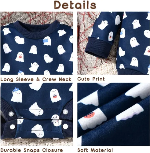 Vista 3 de Aalizzwell Sudadera de gran tamaño para bebé niña y niño