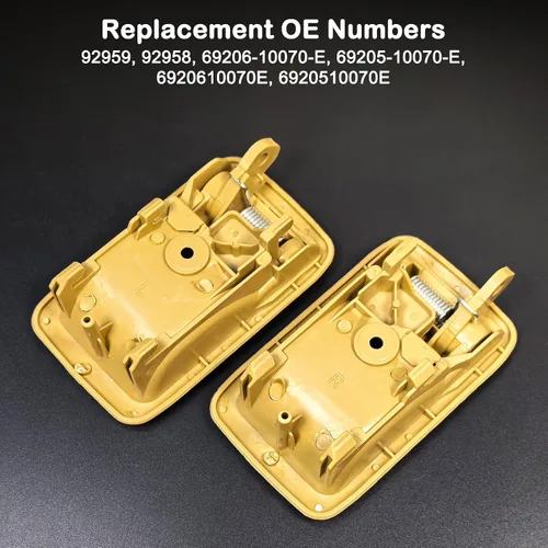 Vista 5 de Manijas interiores interiores para Toyota Tacoma 2001-2004, 4Runner 1996-2002, Camry 1987-1991, Tercel 1995-1998, lado del conductor y del pasajero