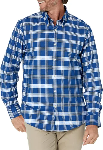 Vista 25 de Brooks Brothers Camisa Deportiva de Manga Larga sin Planchar con Botón para Hombre CORAL ROJO