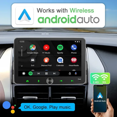 Vista 4 de Car Radio Stereo Wireless Apple Carplay