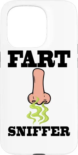 Vista 14 de Fart Sniffer Shirt, Gross Dad Joke Shirt, Weird Funny Fart Case for iPhone 17