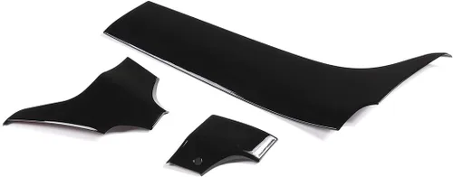 Vista 3 de Control central del coche Decoración Panel Trim Accesorios 3 unids para Mercedes Benz GLE GLS ML GL Clase 320 350 400 2012-2019 (negro)