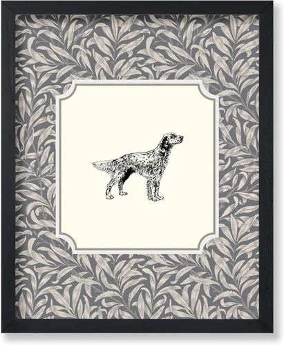 Vista 20 de Poster Master Póster Vintage de Cocker Spaniel Inglés - Impronta Retro de Perro - Arte Floral - Arte de Cachorros - Arte para Amantes de Animales