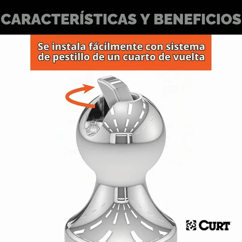 Vista 5 de CURT 60618 Kit de enganche de cuello de cisne con sistema de disco OEM, 30K, bola de 2-5/16 pulgadas, se adapta a Select Ram 2500, 3500 Fits 2013