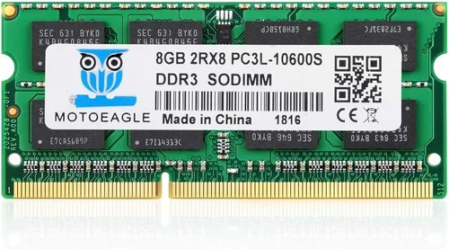 Vista 8 de Motoeagle DDR3-1066 SODIMM 8GB Kit (2X4GB) 2Rx8 PC3 8500 8500S 4GB DDR3 1066MHz 1067MHz CL7 204-Pin 1.5V Non-ECC Unbuffered Laptop Memory RAM Modules