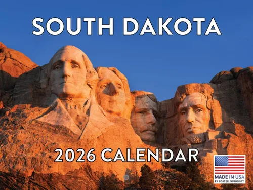 Vista 115 de Calendario de Alabama 2026 para pared, 12 meses, mensual, recuerdos escénicos de AL Hecho en Estados Unidos