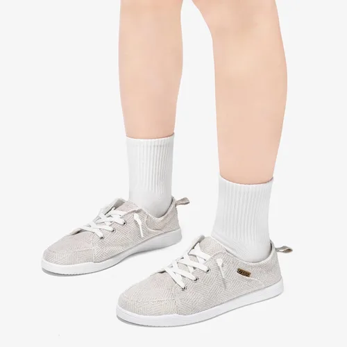 Vista 7 de STQ Zapatos deportivos sin cordones para mujer, zapatos casuales de lona, lavables a máquina