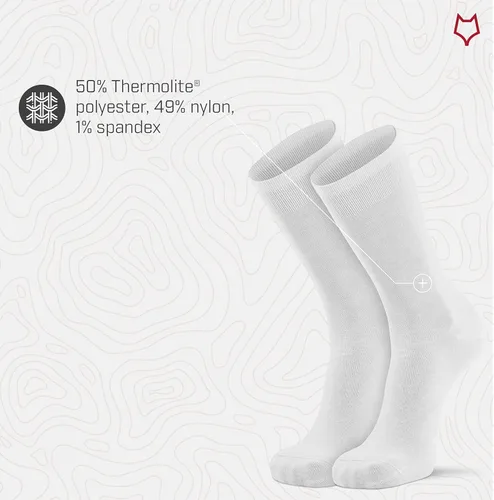 Vista 4 de Fox River Dry Therm-a-Wick - Calcetines de forro ultraligeros para hombre