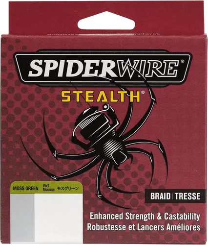 Vista 3 de Spiderwire Stealth Braid 3000 Yardas Verde musgo