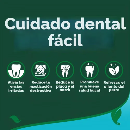 Vista 7 de Vet's Best Gel de pasta dental enzimática para perros, hecha en Estados Unidos.