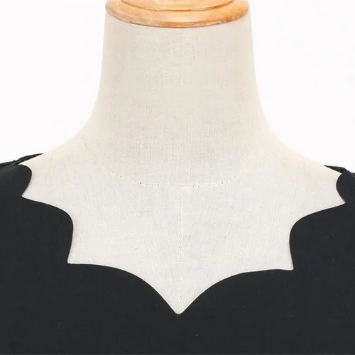Vista 6 de Vestido de Halloween para mujer 2022 con estampado de moda de manga larga con cuello en V y dobladillo casual