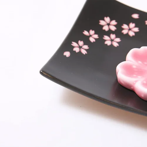 Vista 7 de Soporte de cerámica japonesa hecho a mano para incienso o quemador de incienso, bandeja única para recoger cenizas y regalo decorativo, decoración