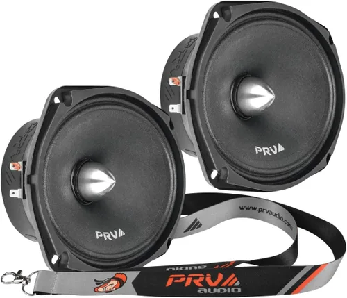 Vista 9 de PRV AUDIO 69MR500-4 Bullet, altavoz de rango medio de 6 x 9 pulgadas, 4 ohmios, potencia de programa de 500 vatios, altavoz para audio profesional