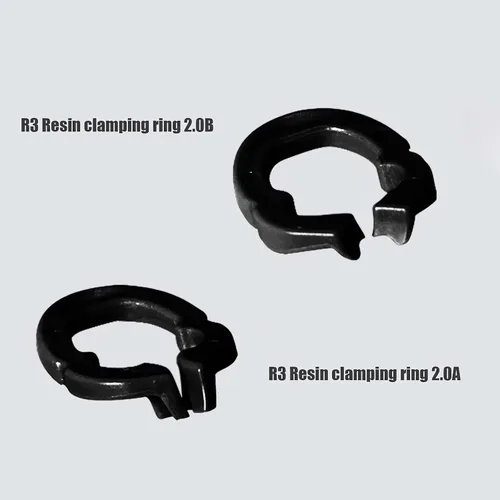 Vista 2 de Anillo de sujeción de resina dental, matrices seccionales dentales, bandas de matriz metálica con salientes de orificio para dentales (F3 negro)