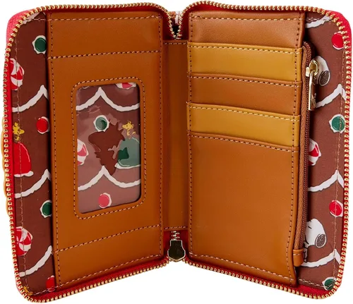 Vista 3 de Loungefly Peanuts Snoopy - Cartera con corona de jengibre Snoopy, Marrón, Cartera