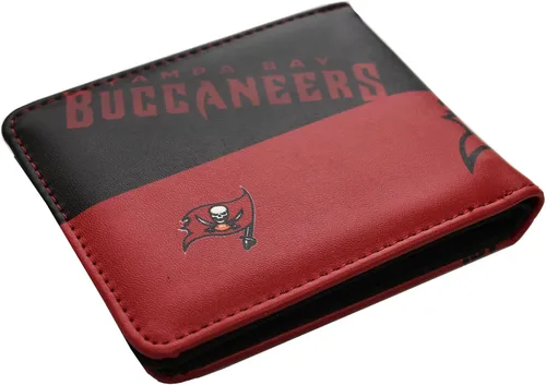 Vista 24 de Littlearth NFL Washington Commanders Bi-Fold Wallet, Team Color, 4” x 5" x 1