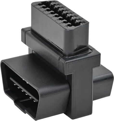 Vista 8 de iKKEGOL Cable divisor OBD2 de bolsillo, OBD II completo de 16 pines, 1 macho a doble hembra, 1 a 2 T, convertidor adaptador de extensión de 2 vías
