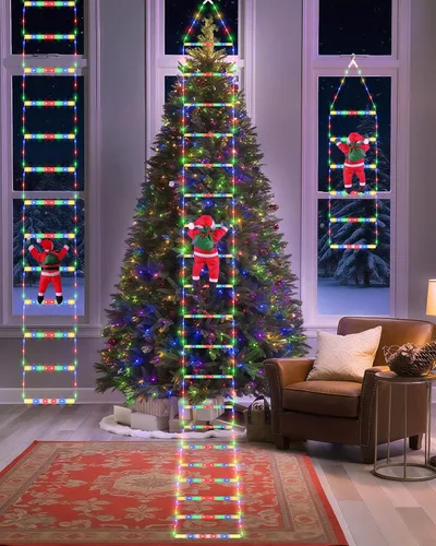 Vista 4 de 338 luces LED multicolor de Navidad para decoración interior y exterior Varios