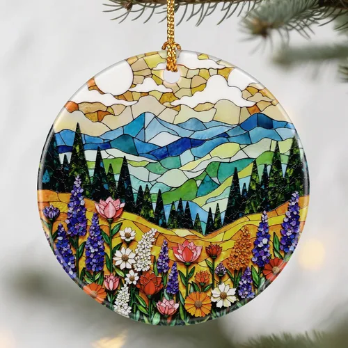 Vista 15 de Adornos de atardecer en la playa, adornos de Navidad: decoraciones de árbol de Navidad, decoración navideña, rellenos de calcetines, ideas de Ondas