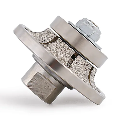 Vista 6 de Z-LION B5 3/16 "Diamond Hand Profile Wheel Router Bit Half Profiler Wheel para Granito Concrete Marble Edge con 5/8"-11 Rosca