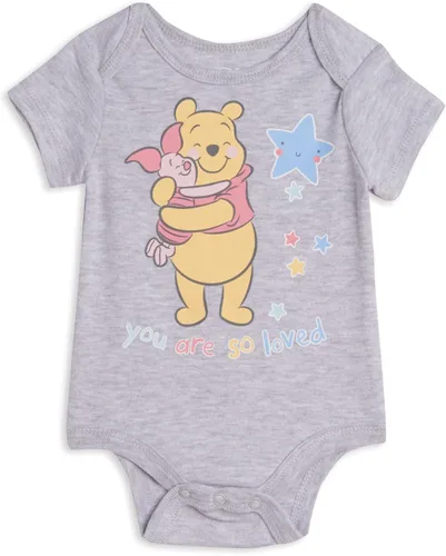 Vista 2 de Disney Classics Winnie the Pooh Mickey Mouse - Conjunto de 3 piezas con capucha y pantalones para bebé (recién nacido, 24 meses)