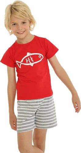 Vista 2 de Mud Kingdom Conjunto de pantalones cortos para niños pequeños, trajes de playa, vacaciones y verano