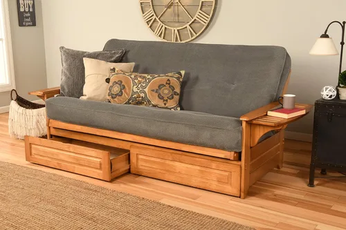Vista 16 de Kodiak Furniture - Juego de futón, blanco, Madera Tela, Canadá