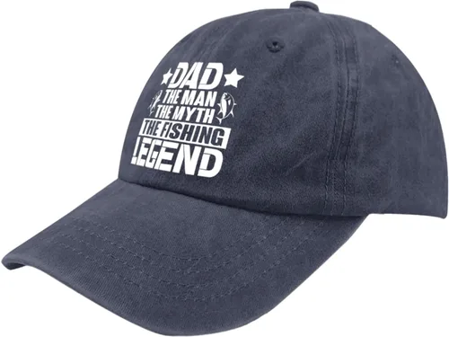 Vista 2 de Dad The Man The Myth The Fishing Legend hat dad Hats Pigment Black Womens Bucket hat Gifts for Dad Baseball Hat